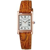 ราคา ️Authentic️Direct from Japan️SEIKO SSEH006 Unused Nano Universe Quartz Hardlex Silver Belt/Camel Co (28852956199)