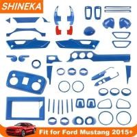 ราคา SHINEKA Car Interior Exterior Decoration Cover Stickers for Ford Mustang 2015 2016 2017 2018 2019 2 (48705690523)