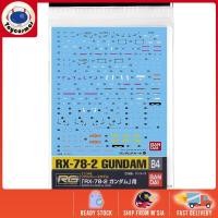 ราคา [Water Decal][Bandai] Gundam Decal RG 1/144 RX-78-2 Gundam (50856024702)