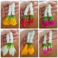 ราคา ต่างหูพวงมาลัย (ดอกรัก) (6409766199)