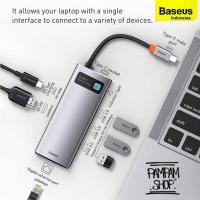 ราคา Baseus Metal Gleam 6 in 1 HUB Type C ถึง 4K HDMI USB 3.0 100W Gigabit Ethernet Docking Station มัลติฟังก์ชั่น Type C อะแดปเตอร์ชาร์จเร็ว Adaptor Ori (41955748789)