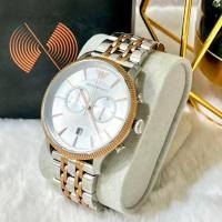 ราคา นาฬิกา Emporio Armani AR1826 หนัาปัดทรงกลม สาย 2 สี (40710214362)