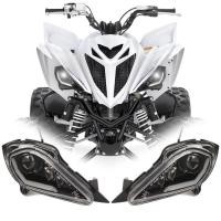 ราคา ATV LED Headlight with DRL & Turn Signal For Yamaha Raptor 250 350 700 700R YFZ450 YFZ450R YFZ450X (47256761542)