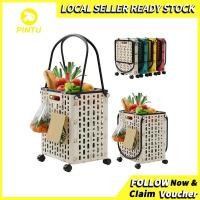 ราคา รถเข็นช็อปปิ้งซูเปอร์มาร์เก็ตพับ 1 ชิ้น, รถเข็นในครัวเรือน, รถเข็นช็อปปิ้งของชํา, รถเข็นช็อปปิ้งแบบพับได้ (56451817427)