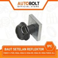 ราคา 1 PC Reflector สลักเกลียว Force 1 F1 F1ZR & Old Mio & Old Jupiter MX New Z 110 & Old Vega RR R ZR & Force FI ไฟหน้า Reflector ปรับถั่ว (55100584246)