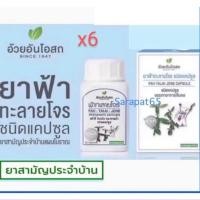 ราคา แท้%ค่าส่งถูกฟ้าทะลายโจร อ้วยอันโอสถ / Herbal One ฟ้าทะลายโจร แคปซูล (28780834760)