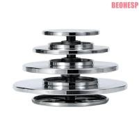 ราคา BEOEHESP เครื่องเล่นแผ่นเสียงอลูมิเนียมแบบหน้าคู่ทรงกลม 360 ° ประติมากรรมหมุน , มัลติฟังก์ชั่นสองด้าน 11 ซม.-25 ซม. เค้กแผ่นเสียงสําหรับเซรามิคดินหุ่นรุ่น (42778819330)