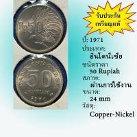ราคา No.62000 ปี1971 Indonesia อินโดนีเซีย 50 Rupiah เหรียญต่างประเทศ เหรียญเก่า หายาก น่าสะสม ราคาถูก (44263662248)
