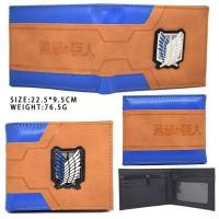 ราคา ZNTV กระเป๋าใส่เหรียญ PU Wallet Attack on Titan Survey Corps Wings of Freedom Wallet (29544278920)