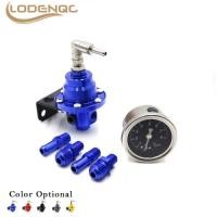 ราคา High Quality Universal Adjustable Fuel Pressure Regulator With Fuel Pressure Gauge Without Logo LC1 (54405646929)