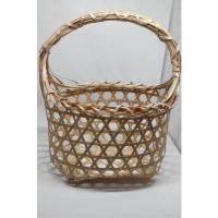 ราคา ตะกร้าสาน ชลอม ชะลอม ชะลอมหูหิ้ว ชลอมหูหิ้ว ชะลอมก้นรี ตะกร้าใส่ของ ตะกร้าสาน ตะกร้าจักสาน ขนาดกลาง (พร้อมส่ง ส่งเร็ว) (9603064813)