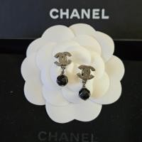 ราคา ❌❌SOLD❌❌ CHANEL Ruthenium Bead CC Drop Earrings Black (23562915146)