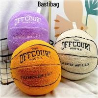 ราคา BASTILIBAG หมอนบาสเก็ตบอล Offcourt, หมอนเบาะ Plush ปักบาสเกตบอลโยนหมอน, ของขวัญเด็ก Fuzzy Plush ของเล่นตุ๊กตาหมอนยัดไส้นุ่มเด็กเด็ก (41567364987)