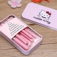 ราคา ชุดแปรงแต่งหน้า Hello Kitty พร้อมกล่องเหล็ก 7 ชิ้น (2189581584)