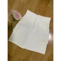 ราคา กระโปรงสั้นคาร์โก้ สีขาว ทรงเอ (20388374269)