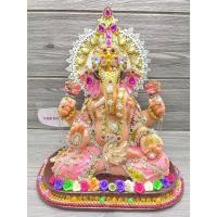 ราคา พระพิฆเนศปางเศรษฐี(Dagadusheth) ขนาดหน้าตัก7นิ้ว องค์เนื้อเรซิ่น(กายสีเนื้อ) ประดับตกแต่งองค์สวยงาม อาภรณ์สีชมพู (26101609996)