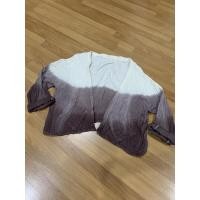 ราคา New!! เสื้อคลุมผ้ามัดย้อมสีน้ำตาลไล่สี (6665956332)