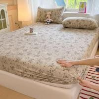 ราคา ผ้าปูที่นอนลายดอกไม้สไตล์คันทรี มีให้เลือก 16 แบบ นุ่มสบาย ผ้าปูเตียง 3 ฟุต 3.5 ฟุต 5 ฟุต 6 ฟุต 6.5 ฟุต ผ้าปูนอน bedsheets (43400971683)