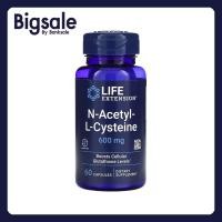 ราคา พร้อมส่ง Life Extension, N-Acetyl-L-Cysteine, 600 mg, 60 Capsules (29336475577)