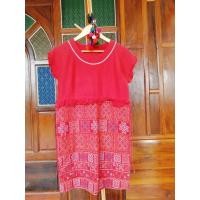 ราคา มินิเดรสผ้าฝ้ายทรงชาวเขา (40507514319)