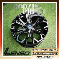 ราคา {พร้อมส่ง} LENSO WHEEL MAX รุ่น BLACK ANGEL V5 ขอบ18 สีBKU (8969324962)