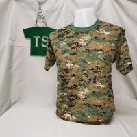 ราคา กางเกงมีลาย [สินค้าพร้อมส่ง] เสื้อยืดแขนสั้นผ้า TC ลายพรางทหาร หลายลาย ยี่ห้อTK (24472145701)