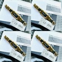 ราคา นาฬิกาCitizenของแท้ มือสอง สีทองสภาพ95% (22768663560)