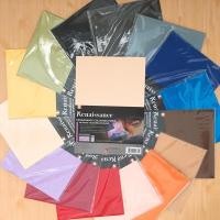 ราคา แบบแพ็ค 10 แผ่น❤️กระดาษร้อยปอนด์สีเรนาซองส์ กระดาษ 100 ปอนด์สี ขนาด A4❤️ (2901966946)