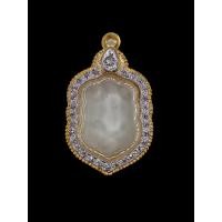 ราคา กรอบทองสูตร ใส่เสมาพิมพ์เล็ก 8 รอบ ฝังพลอย (23155067202)