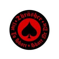 ราคา Thrasher Oath Sticker Red/Black - Single 2 1/2"x 2 1/2" (49254748586)