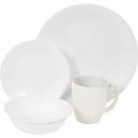 ราคา Corelle Winter Frost White 16pcs set จานชุดคลอเรลล์ วินเทอร์ ฟอร์ส ไวท์ 16 ชิ้น (12586828192)
