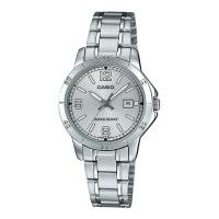ราคา Casio Standard นาฬิกาข้อมือผู้หญิง สายสแตนเลส รุ่น LTP-V004D,LTP-V004D-7B2,LTP-V004D-7B2UDF - สีเงิน (3517337374)