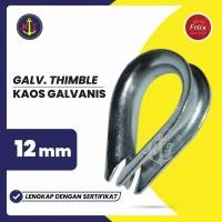 ราคา เสื้อยืด 12 มม. // CAUSAN THIMBLE GALVANIZED (46006207433)