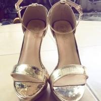 ราคา #รองเท้าส้นสูงสีทอง#รองเท้ามือสอง#รองเท้าส้นสูง#รองเท้าใส่ประกวด (1852543758)