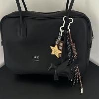 ราคา Autumn Winter New Style Creative Hand-Made Black Pegasus pu Leather Extremely Traditional miu Style High-Value Simple All-Ma (27318571183)