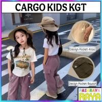 ราคา KGT Bamboo Slack Mini Cargo Kids Scuba Slim Cutting 4 กระเป๋าเด็กกางเกงคาร์โก้ Seluar Getah Panjang (55356481989)