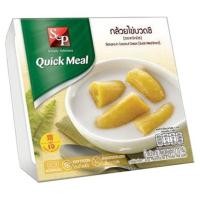 ราคา สินค้าขายดี!! เอสแอนด์พี ควิกมีล กล้วยไข่บวดชี 170กรัม S&P Quick Meal Banana in Coconut Cream 170g (7293809289)