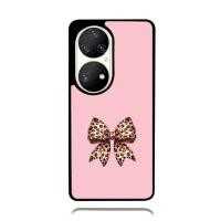 ราคา HUAWEI P50 P40 P30 P20 Pro TPU Rubber Softcase สีชมพู Cheetah Bow เคสโทรศัพท์ (57605523791)