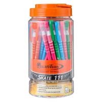 ราคา ปากกาลูกลื่น 0.5มม. (50ด้าม) น้ำเงิน ควอนตั้ม SKATE-111 (22346279788)