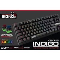 ราคา SIGNO KB-718 คีย์บอร์ด เกมมิ่ง TKL Mechanical Keybord Optical (7152197198)