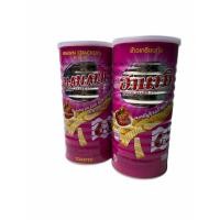 ราคา ฮานามิ ข้าวเกรียบกุ้ง รสซีฟู้ดผัดพริกเผา,Hanami Seafood With Chilli Paste Flavour 110g สีชมพู่ 1SETCOMBO/จำนวน 2 กระป๋อง (10427558673)