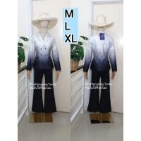 ราคา เสื้อสูทไล่สี+กางเกงขายาวสีดำ ป้ายCLTชลิตา (มือ1ทุกแบบ) ชุดเข้าเซท ชุดทำงาน ชุดเสื้อผ้างานป้ายราคาถูก (11518874896)