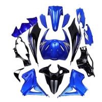 ราคา งานดี ชุดสีเวฟ110i นิว 2012-2018 น้ำเงิน-ท้ายดำ(15ชิ้น) พร้อมแปะลายเคลือบเงาแท้ ชุดใหญ่ เปลือก เฟรมWAVE110i new (6093123641)