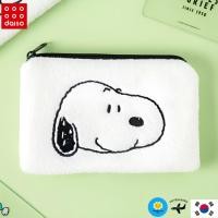 ราคา [DAISO] กระเป๋าปัก Peanuts Flat - Snoopy Face | 17.5x12ซม | สําหรับวัยรุ่นและแฟนๆ Snoopy | แบบซิป (28838211844)