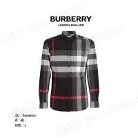 ราคา Burberry เสื้อเชิ้ตคอปกแขนยาวผู้ชาย รุ่น Somerton Code:8023772 1001 (4089605567)