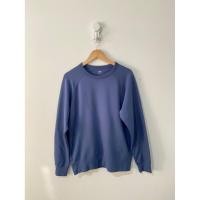 ราคา Uniqlo เสื้อสเวตเตอร์แขนยาว สีน้ำเงิน (มือสอง) (58050734948)