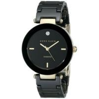ราคา นาฬิกา Anne Klein Women's Black Ceramic (315482705)