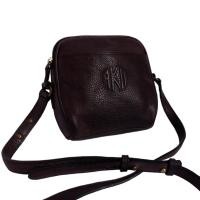 ราคา [กระเป๋ามือสอง] ANNE KLEIN II ของแท้! Vintage Crossbody หนังแท้ 7นิ้ว สีน้ำตาลเข้ม กระเป๋าสภาพดี กระเป๋าสะพายข้าง (42172504749)