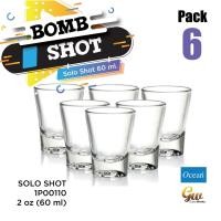 ราคา แก้วชอร์ท โอเชี่ยนกลาส ( Pack 6 ใบ) Ocean Glass Solo Shot 2 OZ. (60 ml.) P00110 (4967975834)
