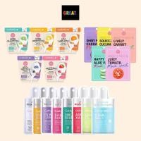 ราคา มาร์คหน้า เคที่ดอลล์ Cathy Doll โยเกิร์ตมาสก์ชีท และ แผ่นมาส์กหน้า เคที่ดอลล์ Cathy Doll Sweety Recipe Mask Sheet 25g (27918689995)